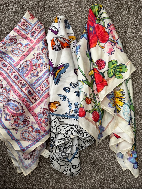 Vera Bradley Accessories - Vera Bradley Square Silk Scarves